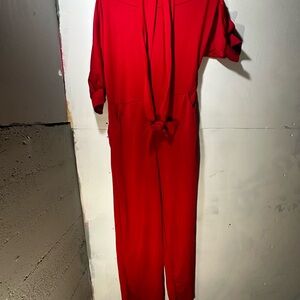 Womens Red Jumpsuit